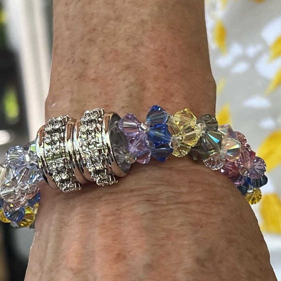 Swarovski Bracelet Magnetic Clasp with Rhinestones - Picture 2 of 6